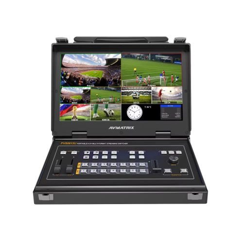 Régie video AVMATRIX PVS0613 Portable 6CH Mini Multi-format Video Switcher
