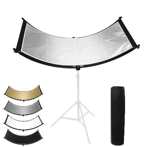 Réflecteur De Lumière Incurvé 100cm avec pied 4 in 1