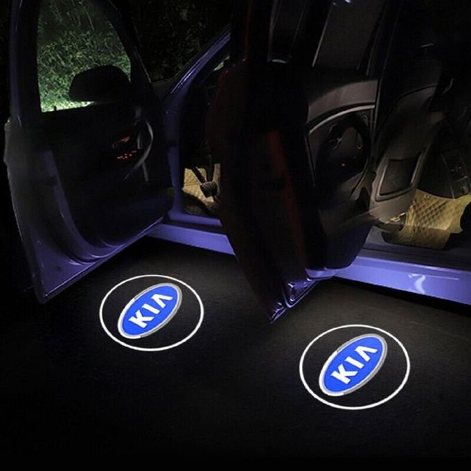 2 Pièces Nouveau Sans Fil Led Porte De Voiture Kia
