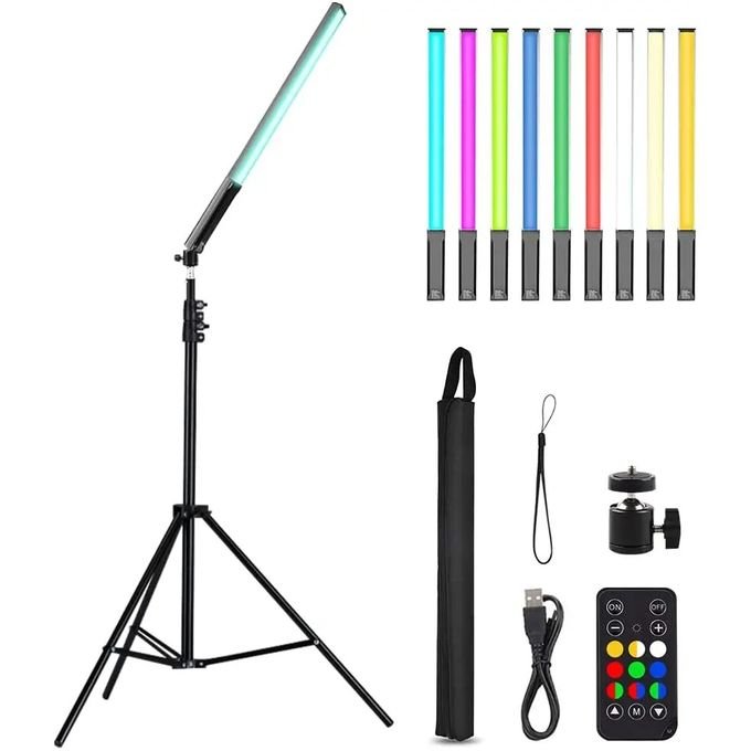 Lampe Vidéo LED Portable RVB, Baguette Lumineuse