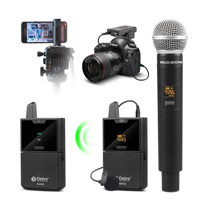 Debra Audio Moniteur Sonore à Distance En Temps Réel Pour Appareil Photo Reflex Numérique Vlog Interview