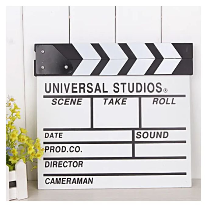 Clap Professionnel , Film Hollywoodien, TV, Accessoire Universel Pour Studios