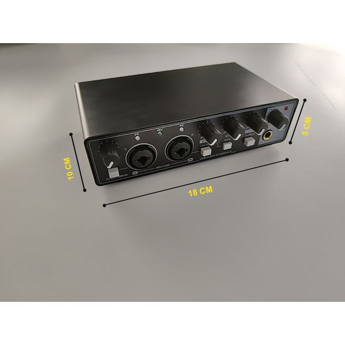 Interface Audio USB, Carte Son Professionnelle 24 Bits/196 KHz