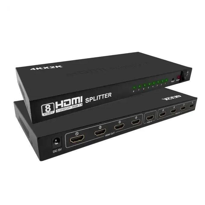 8 Ports HDMI Splitter 1X8 HDMI Distributor HDMI UHD 4Kx2K