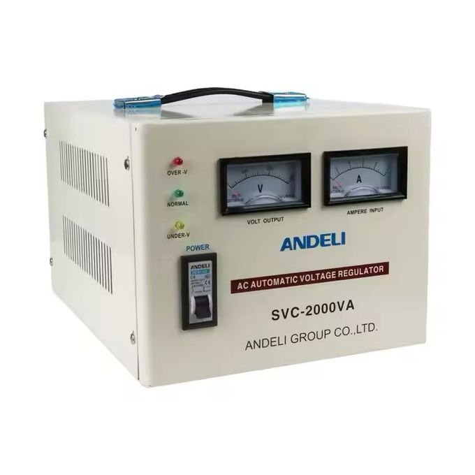 Andeli Régulateur De Tension-Stabilisateur Avec Servomoteur Andeli – 2000 W, 2kw
