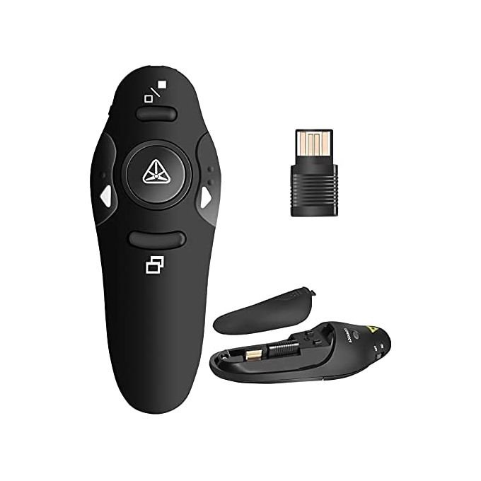 Présentateur Sans Fil Pour Télécommande De Présentation PowerPoint, RF 2,4 GHz USB