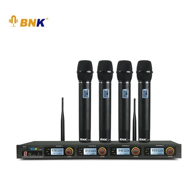 Bnk X75 UHF Portée 100m 4 Canaux