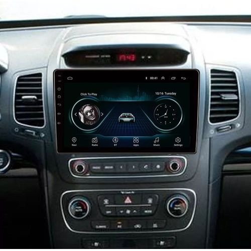 Radio Android 2.5D IPS Pour Kia Sorrento 2013-14