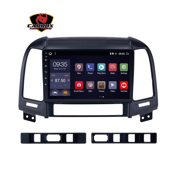 Radio Android 2.5D IPS Pour Hyundai Santa Fe 2008-12