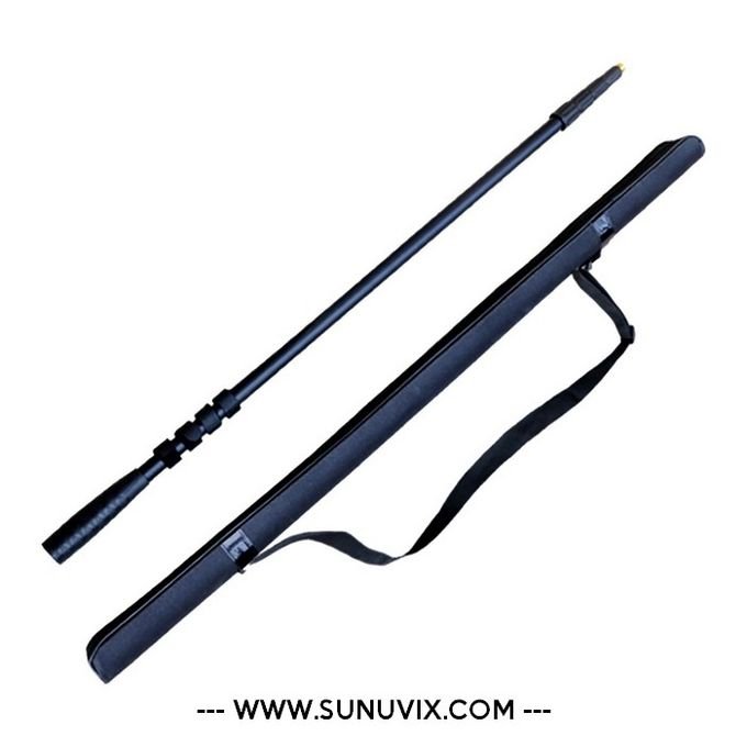 Baton Perche 3 M Pour Micro De Tournage / Aluminium – Noir