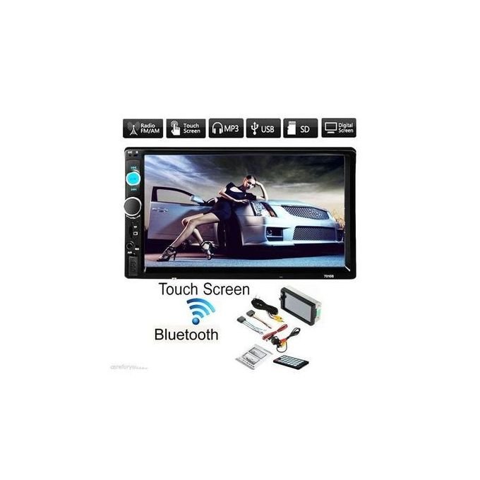 Poste Auto Radio, écran Tactile 7”, Camera Arrière Avec Vision Nocturne