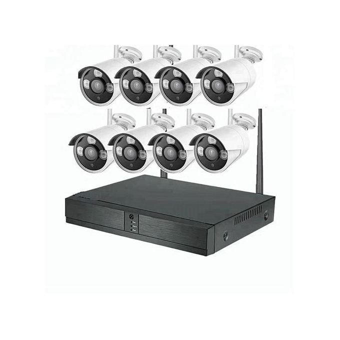 Wifi 720P HD NVR KIT 8 Caméra Sans Fil IP NVR